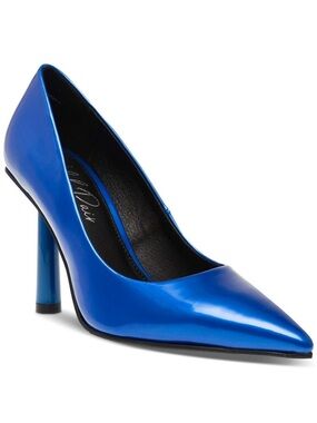 Wild Pair Electric Blue Pointed-Toe Taraa Pumps
